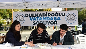 Dulkadiroğlu belediyesi Vatandaşa Soruyor
