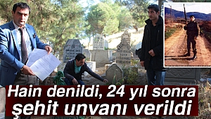 Hain denildi, 24 yıl sonra şehit unvanı verildi |Balıkesir haberleri