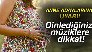 Hamileler dinledikleri müziklere dikkat etmeli!