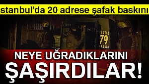 İstanbul’da narkotik operasyonu: Çok sayıda gözaltı var