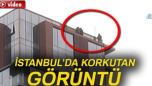 İstanbul'da parasını alamayan işçiler çatıya çıktı