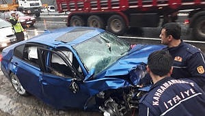 Kahramanmaraş’ta Zincirleme Kaza: 1 Ölü,3 Yaralı 