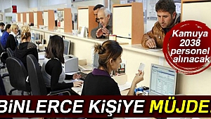 KPSS 2017/2 merkezi yerleştirme ile 2038 personel alınacak