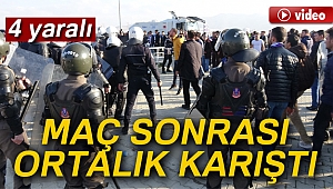 Maç sonrası ortalık karıştı: 4 yaralı