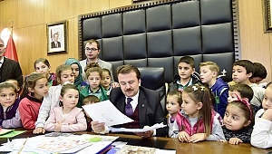 Öğrencilerden Başkan Erkoç’a Ziyaret