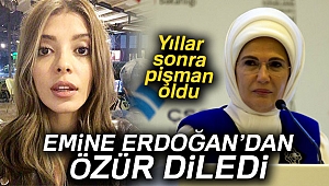 Selin Şekerci, Emine Erdoğan'dan özür diledi