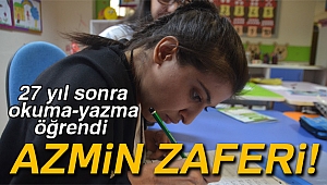 Serebral palsi hastası genç 27 yıl sonra okuma yazma öğrendi