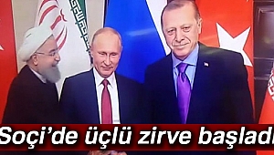 Soçi'de üçlü zirve başladı