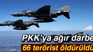 TSK: '66 terörist etkisiz hale getirildi'