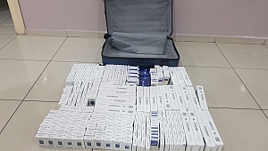 Yolcu valizinden kaçak sigara çıktı