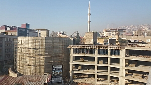 Arasa otopark’ta son rampa yapılıyor