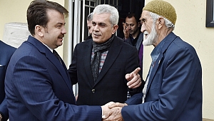 Başkan Erkoç’tan yer altı çarşı’na ziyaret
