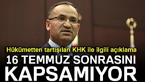 Bekir Bozdağ'dan sivile yargı muafiyetine ilişkin açıklama