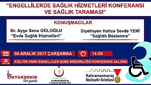 Büyükşehir’den Engellilere Sağlık Taraması