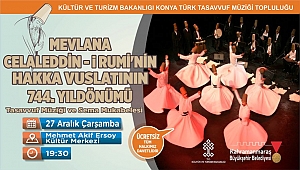 Büyükşehir’den mevlana programı