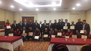 Eğitimleri Tamamladılar Sertifikaları Aldılar