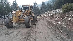 Emiruşağı yolunda stabilize çalışması