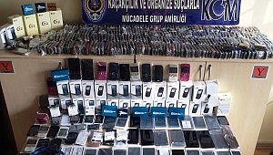 Kahramanmaraş’ta kaçak cep telefonu operasyonu 