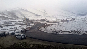Kayak Merkezi’nin Yolu Asfaltlandı