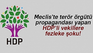 Meclis’te terör örgütü propagandası yapan HDP’li vekiller hakkında fezleke hazırlandı