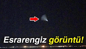 O ışık hüzmesi Hatay sahillerinde de görüldü