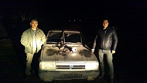 Projektörle kaçak av, pahalıya mal oldu 
