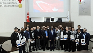 Şöforlere sertifikaları verildi