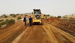 Taşdemir yolunda stabilize çalışması