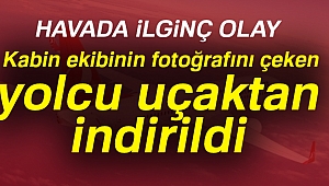 Türk Hava Yolları uçağında ilginç olay