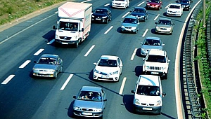  Yollardaki araç sayısı 22 milyonu geçti
