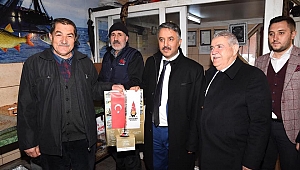 Başkan Hanefi Mahçiçek, Esnafları ziyaret etti