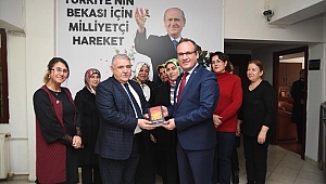 Başkan Mahçiçek, CHP ve MHP İl Başkanlarını Ziyaret Etti