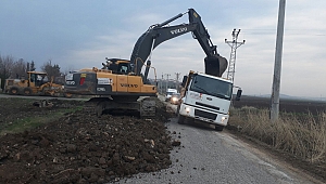 Çiğdemtepe grup yolunda çalışma