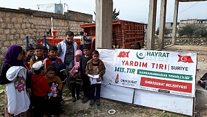 İdlib Kentine Onikişubat Belediyesinin Yardımları Devam Ediyor.
