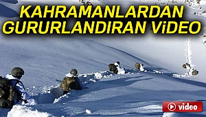 Kahramanlardan gururlandıran video, 'Jandarma varsa güven var'