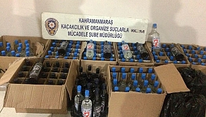 Kahramanmaraş’ta kaçak içki operasyonu 