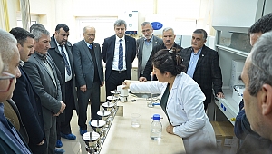 Muhtarların ayvalı arıtma tesisine ziyaretleri devam ediyor