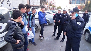  Patenli gençlerin trafikteki tehlikeli oyunu cezayla bitti