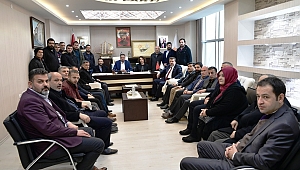 BAŞKAN ERKOÇ’TAN ELBİSTAN TEŞKİLATINA ZİYARET