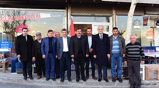 Başkan Okay sakarya çarşısı esnafıyla bir araya geldi