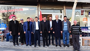 Başkan Okay sakarya çarşısı esnafıyla bir araya geldi