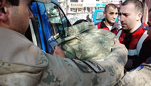 Davulcuyu vuran maganda tutuklandı 