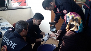 Hastaneye değil itfaiyeye koştu 