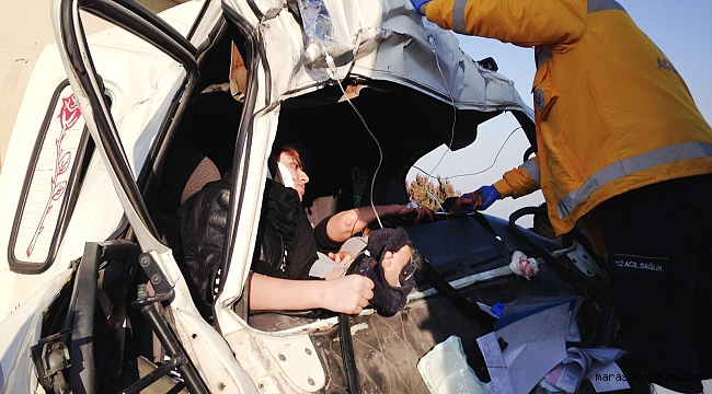 Kahramanmaraş’ta feci kaza: 1 ölü, 3 yaralı