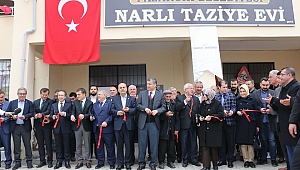 Pazarcık belediyesi tarafından bölgenin en büyük taziye evi hizmete açıldı