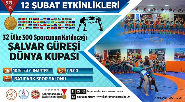 Şalvar güreşi dünya şampiyonası Kahramanmaraş’ta