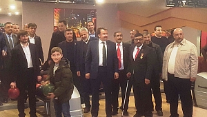 Şehit aileleri ve gaziler bowling oynadı 
