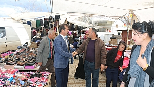 BAŞKAN BOZDAĞ; KAPALI PAZAR YERİ ÇALIŞMASINI YERİNCE İNCELEDİ