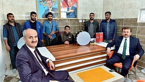 BAŞKAN ERKOÇ’TAN ESNAF GEZİLERİNE DEVAM EDİYOR