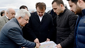 BAŞKAN ERKOÇ'TAN SANAYİ SİTESİNDE İNCELEME
